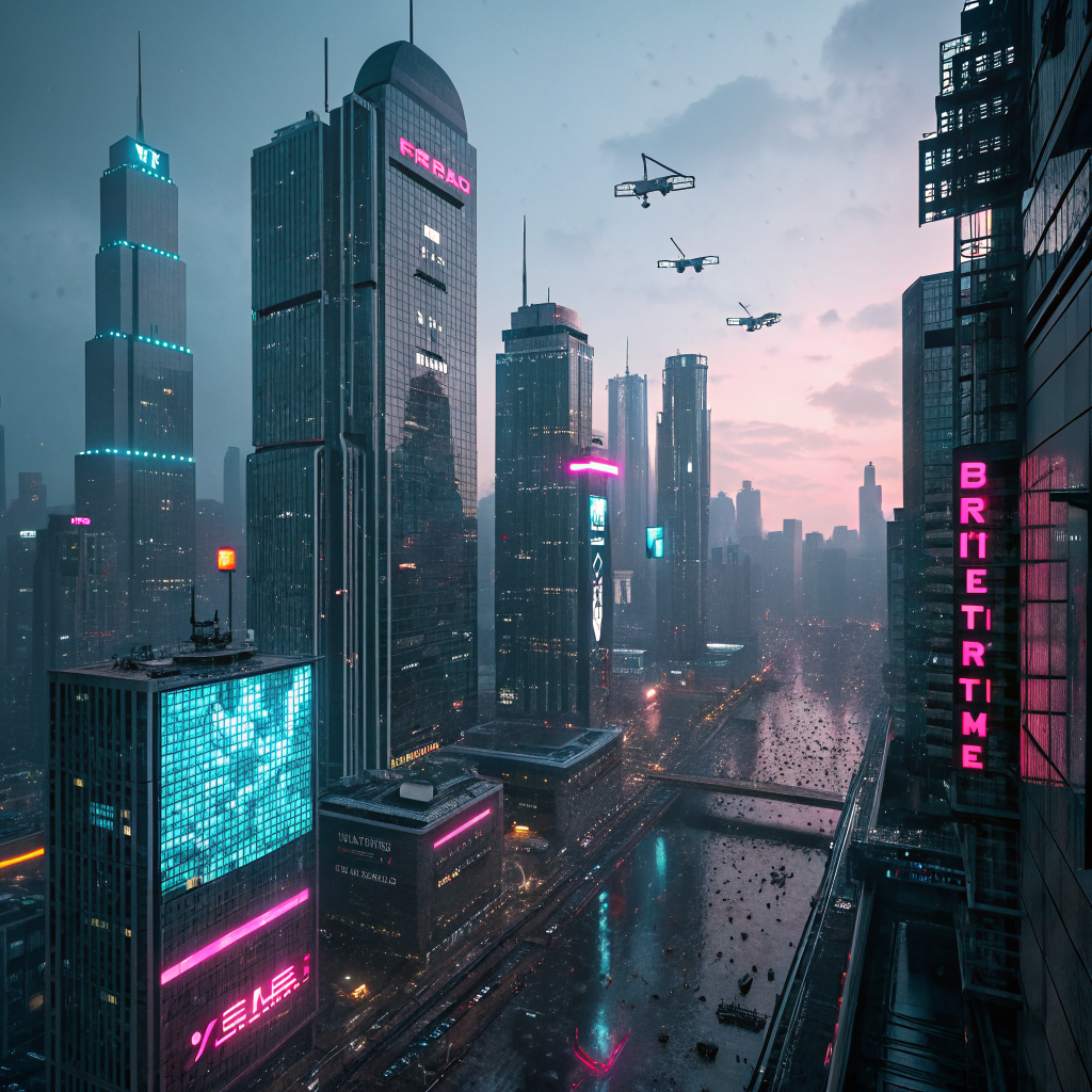 Visualisasi arsitektur digital masa depan